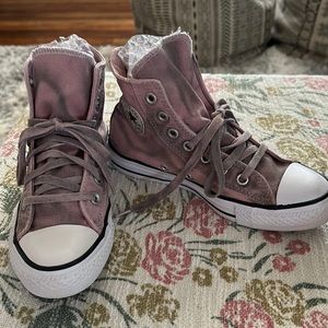 Tie-dyish style converse
